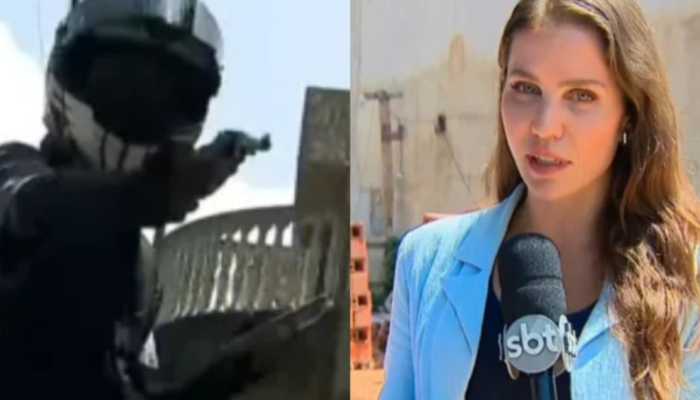 Repórter do SBT faz desabafo ao ser assaltada antes de entrar ao vivo: 'Ia atirar' / Reproduçã...